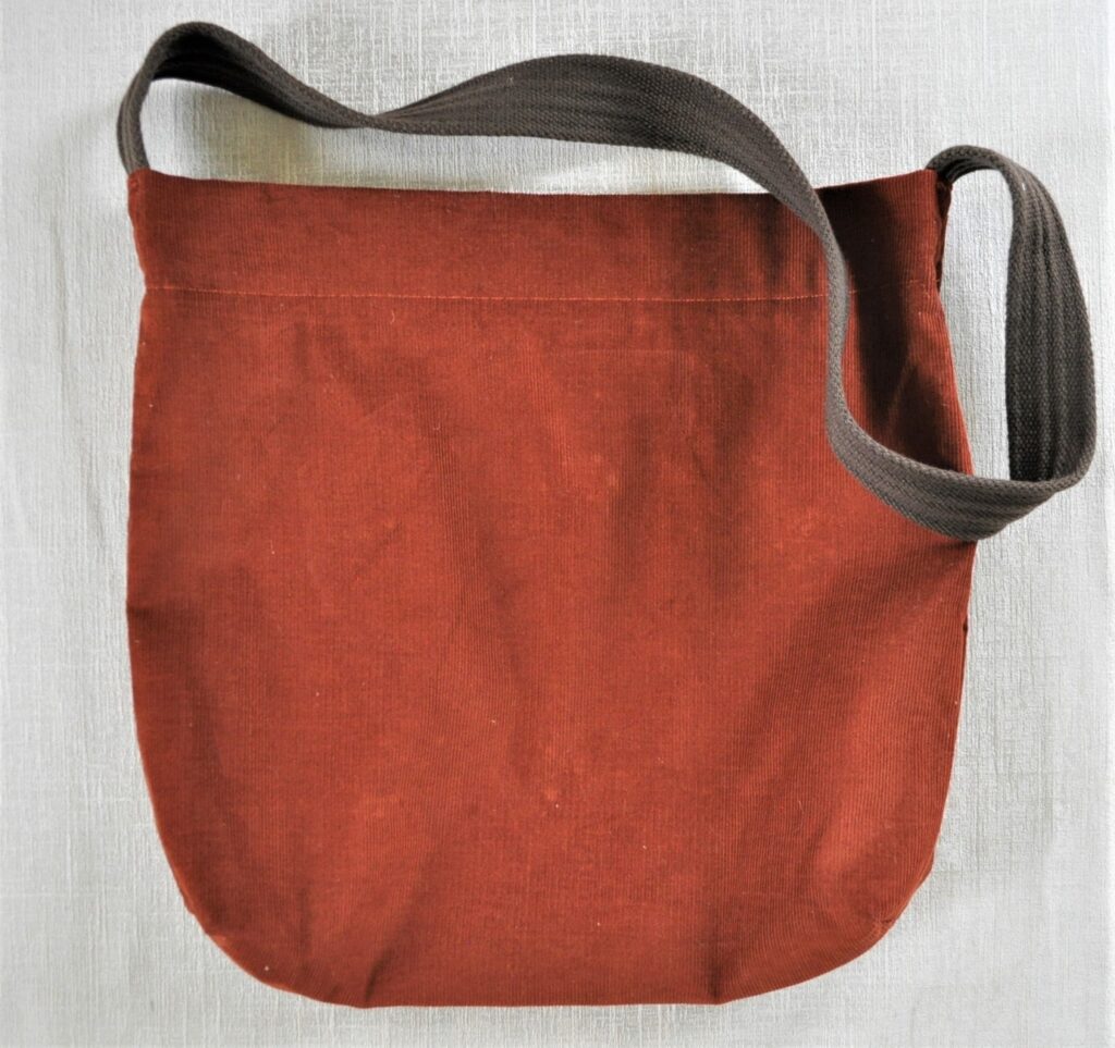 Rust corduroy 33" handle