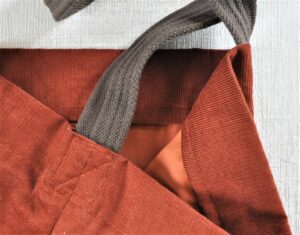 Rust corduroy 33" handle